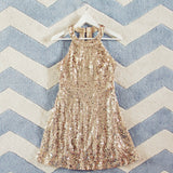 Mystic Gold Party Dress: Alternate View #1