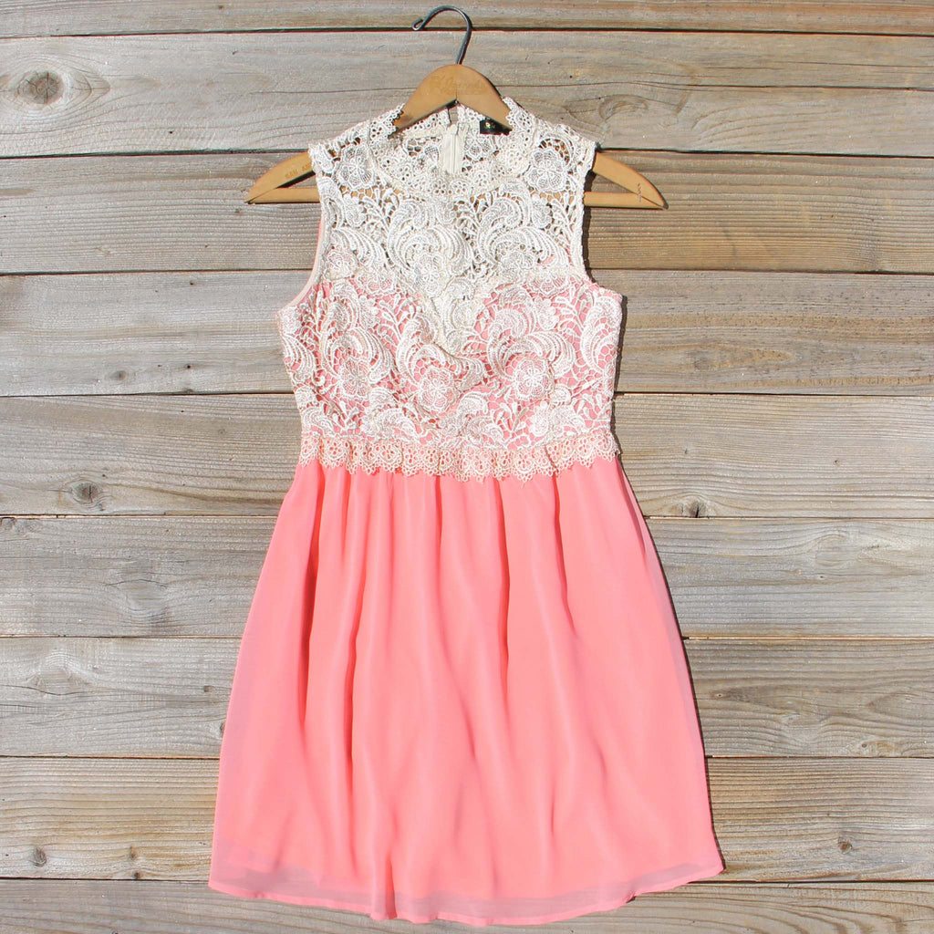 Neptune Lace Dress in Peach, Sweet Party & Bridesmaid Dresses from Spool 72. | Spool No.72 Neptune Lace Dress in Peach, Sweet Party & Bridesmaid Dresses from Spool 72. | Spool No.72