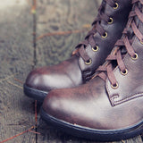 The Chinook Boots in Brown: Alternate View #2