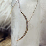 New Moon Necklace: Alternate View #2