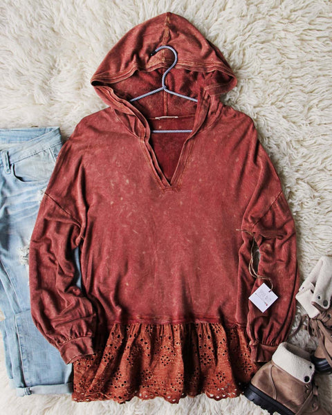 Hooded & Lace Tee: Featured Product Image
