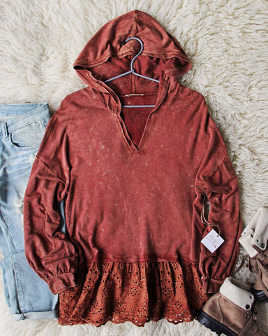 Hooded & Lace Tee