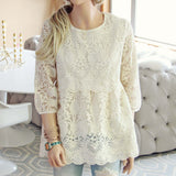 Nordic Lace Blouse: Alternate View #1