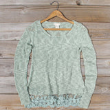 North Forest Knit Thermal in Sage: Alternate View #1