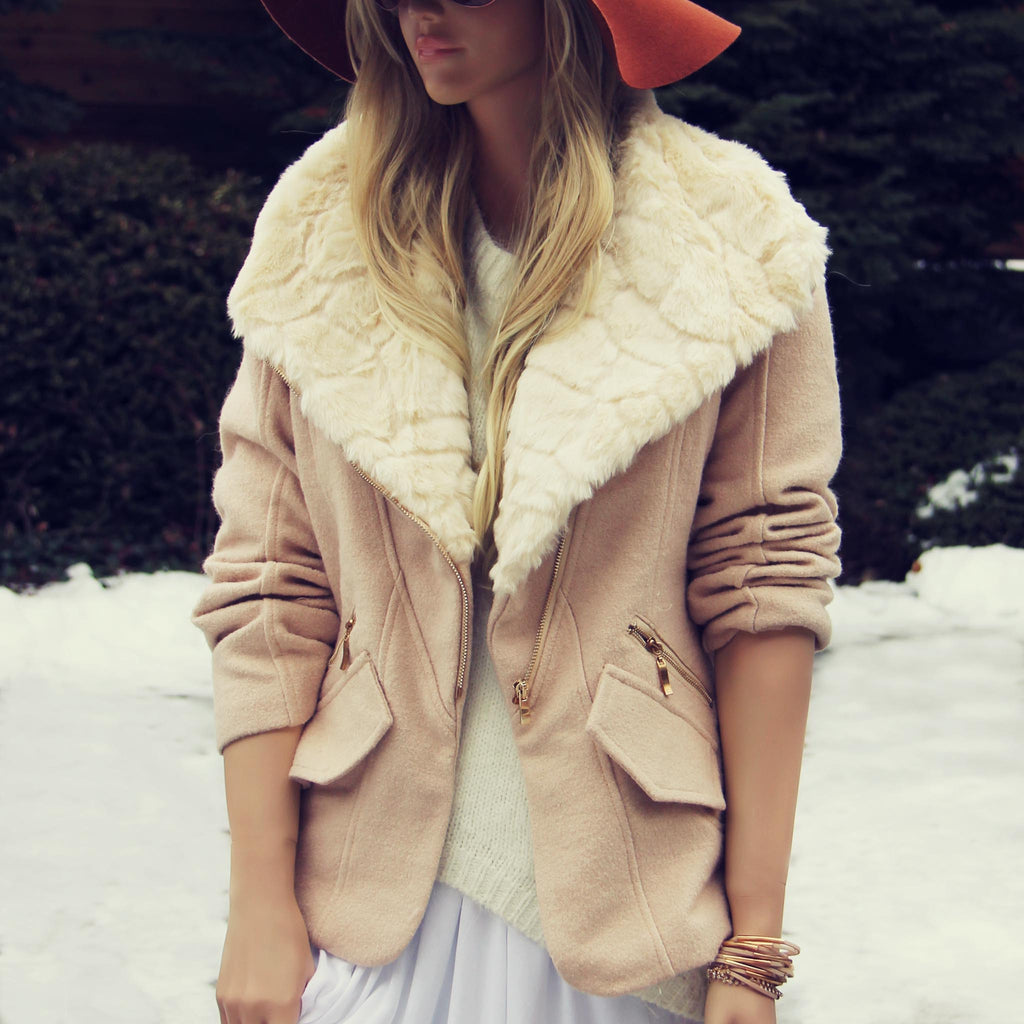 Waterfall hotsell shearling coat