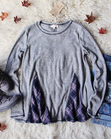 Northerner Plaid Thermal in Gray