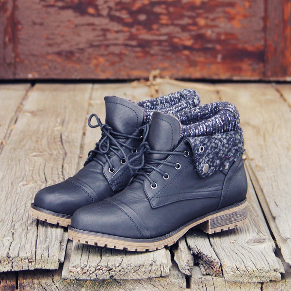 The Nor'wester Boots in Black: Featured Product Image
