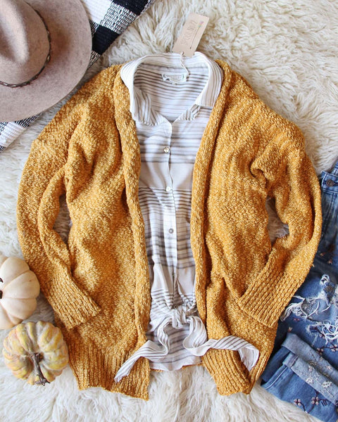 Nubby + Mustard Sweater: Featured Product Image