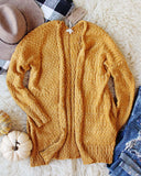 Nubby + Mustard Sweater: Alternate View #2