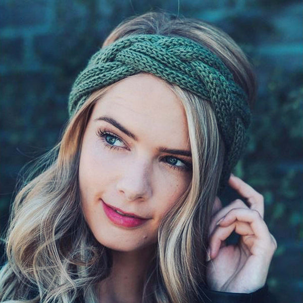 Fall Festival Headwrap in Olive: Featured Product Image