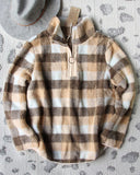 Overland Plaid Pullover in Sand: Alternate View #2