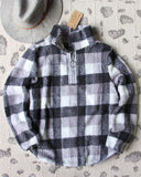 Overland Plaid Pullover in Gray: Alternate View #2