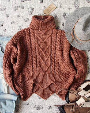 Paige Sweet Sweater in Maple