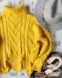 Paige Sweet Sweater in Mustard: Alternate View #2