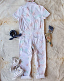 Rosie Coverall Jumpsuit in Watercolor: Alternate View #4