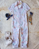 Rosie Coverall Jumpsuit in Watercolor: Alternate View #1
