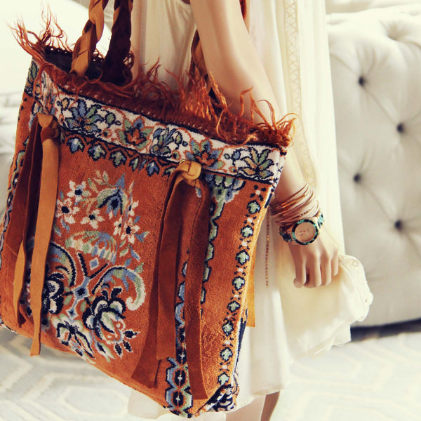 Palm Gypsy Vintage Tote: Featured Product Image