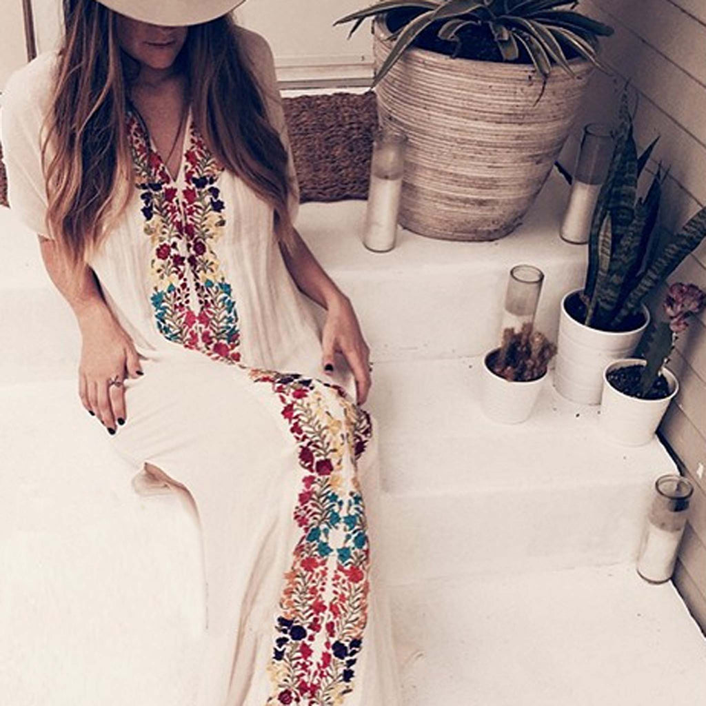 Palm Springs Kaftan Dress (wholesale), Sweet Wholesale Bohemian Maxi Dresses from Spool 72