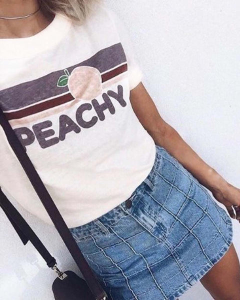 Peachy Tee: Featured Product Image