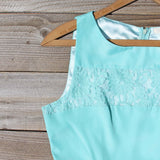 Persian Lace Dress in Turquoise: Alternate View #2