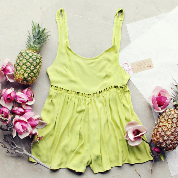 Pineapple Flower Romper: Featured Product Image
