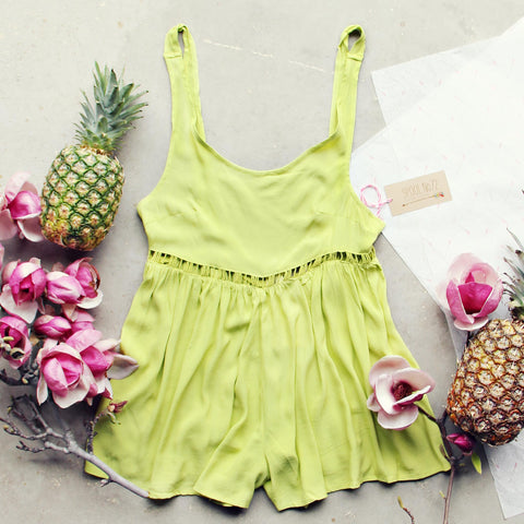 Pineapple Flower Romper