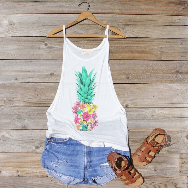 Pineapple Flower Tank: Featured Product Image