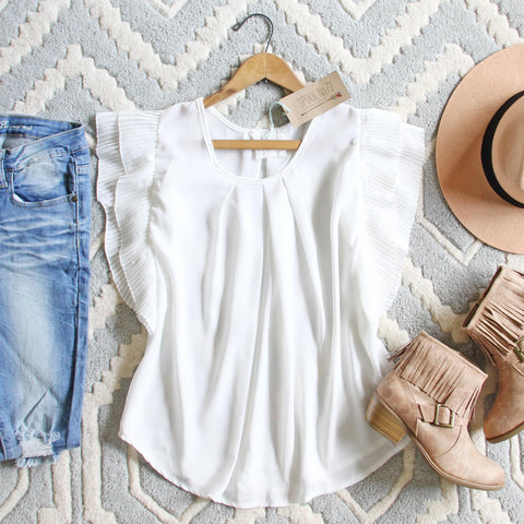 Pintuck Basic Blouse