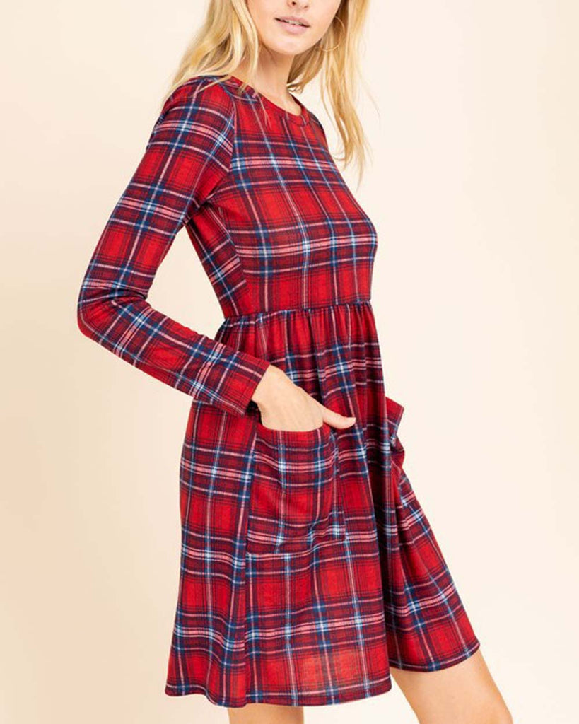 Edinburgh Plaid Dress, Sweet Bohemian Winter Dresses from Spool 72. | Spool No.72 Edinburgh Plaid Dress, Sweet Bohemian Winter Dresses from Spool 72. | Spool No.72