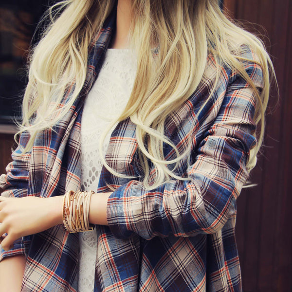 The Plaid & Fringe Top: Featured Product Image