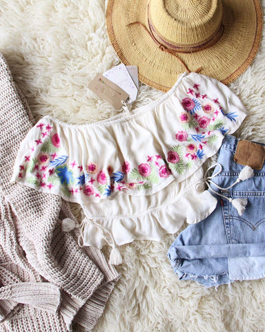 RahiCali Boho Tropics Top