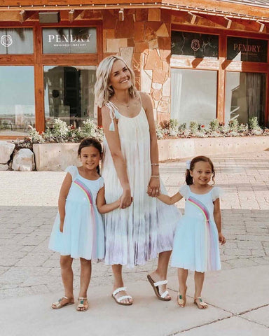 Rainbow Addison Maxi Dress