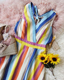 Rainbow Linen Dress: Alternate View #2