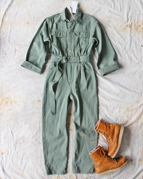 Ranger Coverall Jumpsuit in Denim: Featured Product Image
