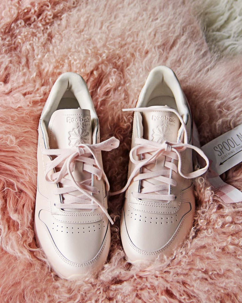 Pink Sneakers Reebok Pastel Pink Reebok Classic Pink Sneakers