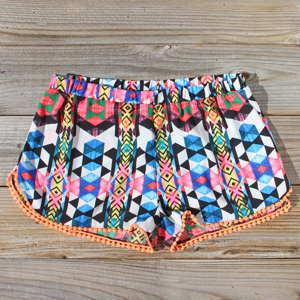 Rising Sun Native Shorts: Featured Product Image