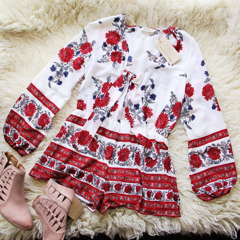Romantic Flora Romper