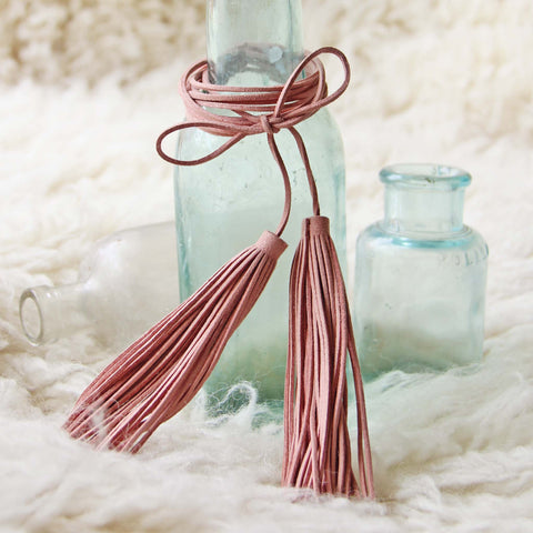 Rose & Fringe Choker Necklace