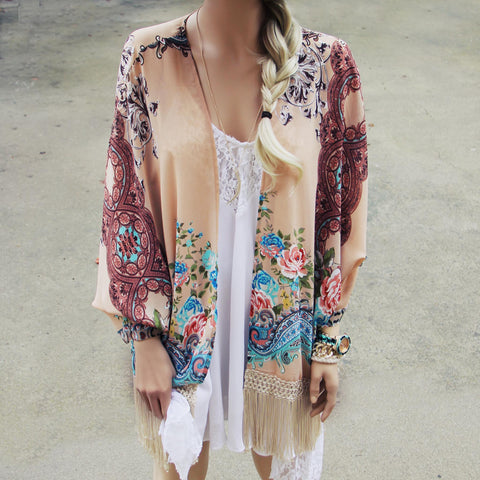 Rose & Saffron Duster