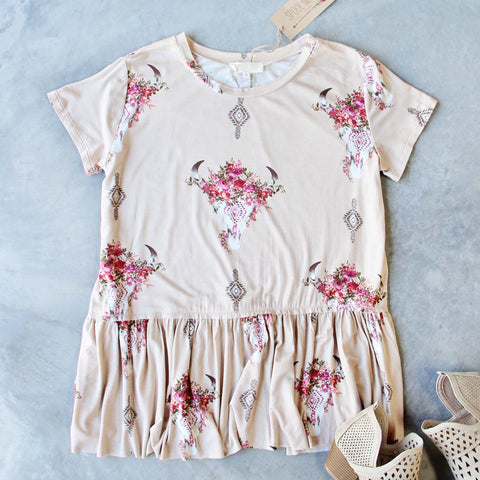 Roseville Tee in Sand