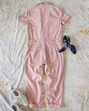 Rosie Coverall Jumpsuit in Pink: Alternate View #4