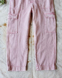 Rosie Coverall Utility Jumpsuit in Pink: Alternate View #3
