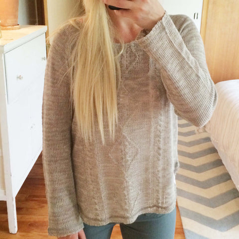 Pine Cone Stitch Sweater