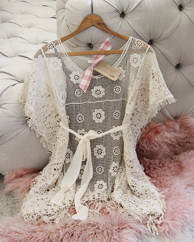 Sable + Lace Tunic Top