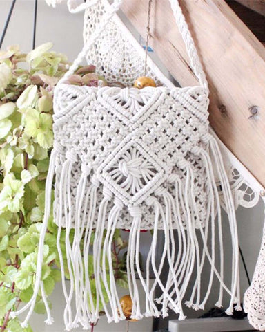 Sadie Macrame Tote