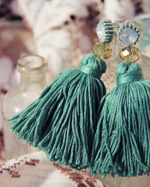 Sage Boom Earrings: Featured Product Image