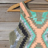 Native Sage Beaded Dress: Alternate View #2