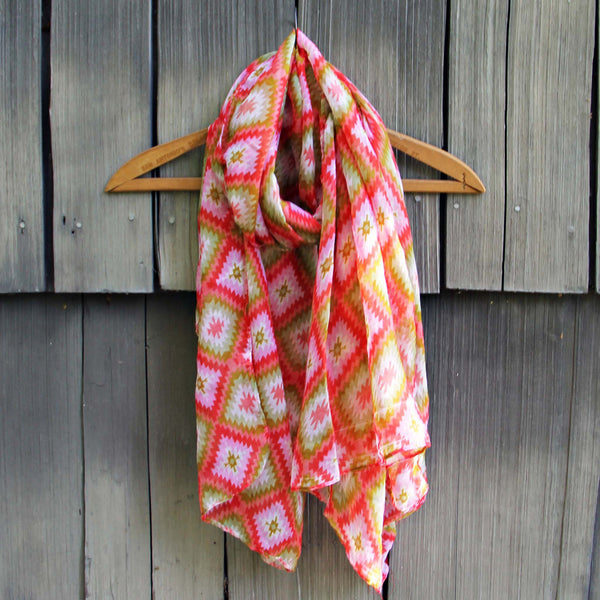 Sage Hills Scarf in Coral: Featured Product Image