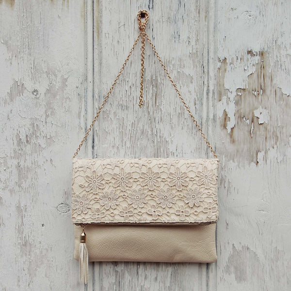 Sage & Lace Tote in Cream: Featured Product Image