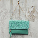 Sage & Lace Tote in Mint: Alternate View #1